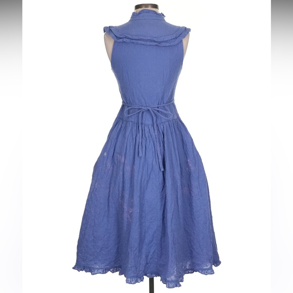 Pamela Love x RTR Blue Eyelet Midi Dress - Picture 6 of 6